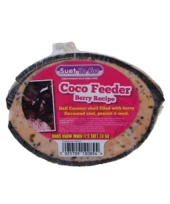 Suet To Go Half Berry Filled Coconuts