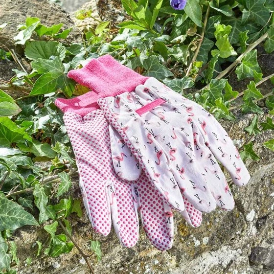 Briers Flamboya Flamingo Cotton Grip Gloves M8 Triple Pack 1 Briers Flamboya Flamingo Cotton Grip Gloves M8 Triple Pack